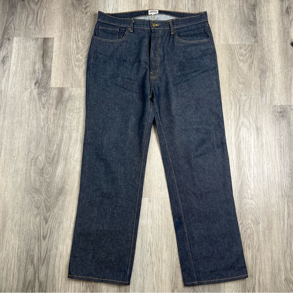 Bricks & Wood Men’s Extra Denim‎ Raw Jeans Pants Size 36x30 Streetwear Baggy